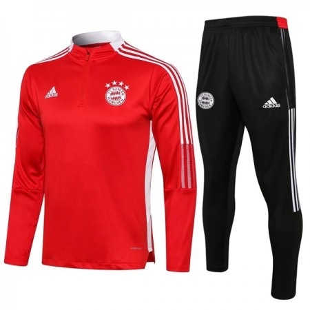 FC Bayern de Múnich Sudadera De Entrenamiento Trajes 2022/23 Roja Quarter-Zip - Niño FC Bayern de Múnich Sudadera De Entrenamiento Trajes 2022/23 Roja Quarter-Zip - Niño